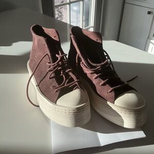 Converse CTAS Hi Modern Lift Suede Women's Platform Sneakers A06783C pre-owned